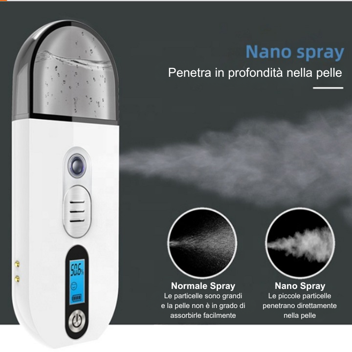 Mini umidificatore portatile spray idratante viso